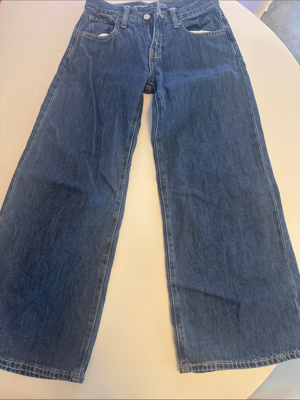 Old Navy Blue Wide Leg Jeans